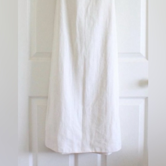 Brand New SIR Linen Ruffle Sleeve Midi Cut Out Dress, Size AU 0 / US 2 - Picture 4 of 8